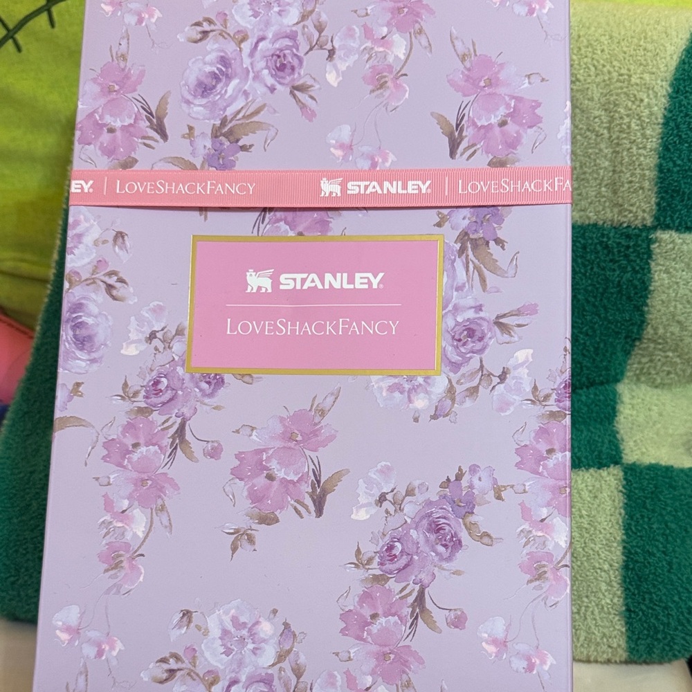 LOVESHACK 20oz Stanley Floral- Lavender Pink